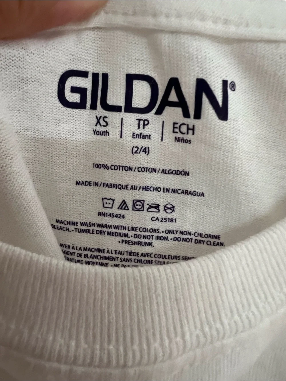 Gildan White Tee with Pink Puppy Silhouette and Heart